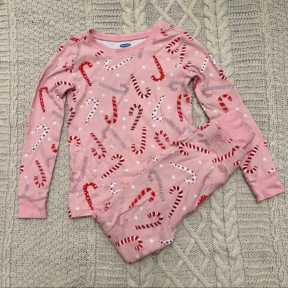 Old Navy Christmas Candy Cane Pajamas